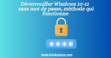 Déveroulle windows 11