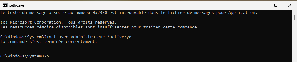 Net user